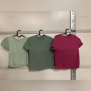 3 girls shirt, size 10/12